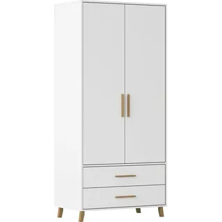 Rauch Drehtürenschrank SHINJO 93 x 203 x 53 cm Alpinweiß