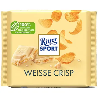 Ritter Sport WEISS + CRISP Schokolade 100 g
