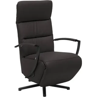 Cantus Relaxsessel , Mokka , Leder , Echtleder , Color-Finish-Leder , 64x112x80 cm , Fußauswahl, Lederauswahl, Stoffauswahl, Relaxfunktion , Wohnzimmer, Sessel, Ledersessel