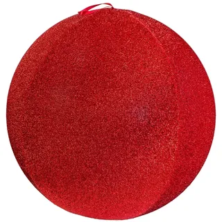 Ball Weihnachten Aufblasbar Mit Glanz Rot