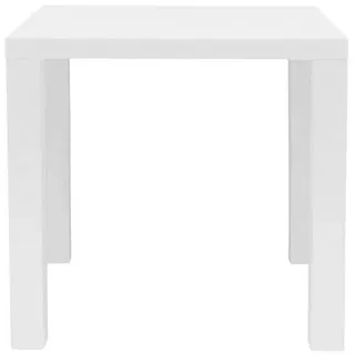 SalesFever Design-Tisch 80 x 76 x 80 cm weiß