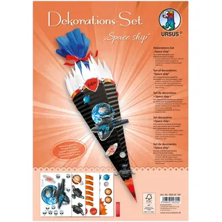 Ursus DEKO-SET Schultüte EASY LINE "SPACE SHIP"