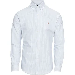 Ralph Lauren Slim Fit Langarmhemd Blau XL