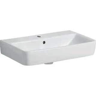 Geberit Renova Compact Waschtisch, 600x370mm, 226160600, Farbe: Weiß, mit KeraTect