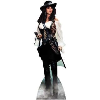 STAR CUTOUTS Fluch der Karibik Pappaufsteller lebensgroß Disney Angelica Pirates of The Caribbean Life Size Cut Out, Mehrfarbig, Pappe, 165 x 5 x 165 cm