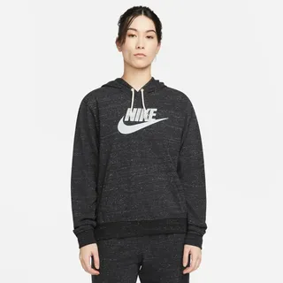 Nike Sportswear Gym Vintage Hoodie Damen black/white XL