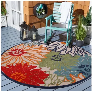 Sanat Outdoorteppich »Floral bunt B/L: ca. 120x120 cm - bunt