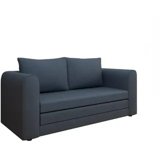 panda möbel gmbh Arelis Schlafsofa mit Bettfunktion, - blau - Blau