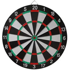 Dartboard with 6 darts