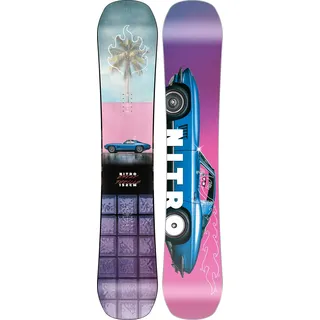 Nitro Snowboards Herren Cheap TRILLS Board &  ́25, Freestyleboard, Twin, Flat-Out Rocker, Urban