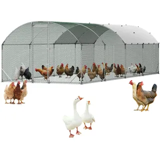 Vevor Hühnerstall 270 x 760 x 200 cm grau