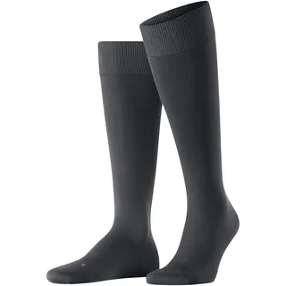 FALKE Herren Kniestrümpfe Energizing Cotton M Kh Baumwolle mit Kompression 1 Paar, Grau Anthracite 3110, 39-40