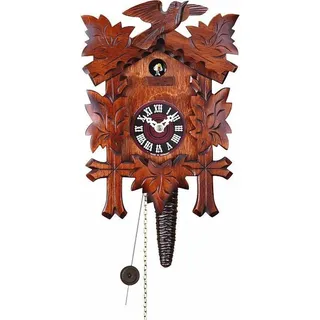 Selva Kuckucksuhr 5-Laub 1-Tag Werk 619 braun