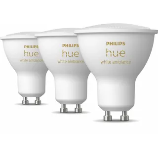 Hue White Ambiance GU10 5 W 3 St.