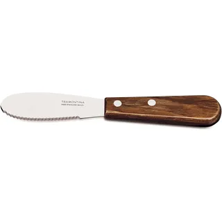 Tramontina LANDHAUS Messer, Edelstahl, Holzgriff FSC, spülmaschinenfest (Buttermesser), 19