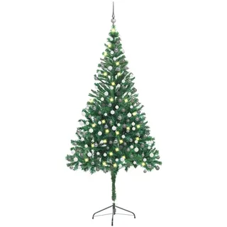 Künstlicher Weihnachtsbaum Beleuchtung Kugeln 210cm 910 Zweige - Grün