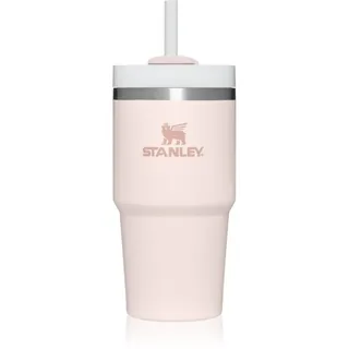 Stanley Quencher H2.O FlowStateTM Tumbler Edelstahlbecher mit Strohhalm klein Rose Quartz 1 St.
