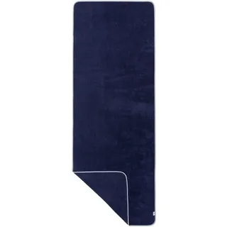 Sowel® Saunahandtuch 220 x 80 cm, 100% Bio-Baumwolle, Strandtuch XXL, Badetuch Groß, Saunatuch, Handtuch, Strand, Sauna, Damen und Herren, Navy/Grau