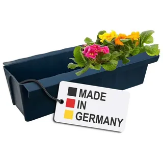 Europaletten Blumenkasten Anthrazit Pflanzkasten zum an- & Einhängen Blumentopf