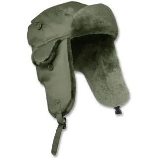 Mil-Tec Piloten, Pelzmütze MA1 oliv, Größe 59-60