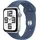 Watch SE GPS 44mm Aluminiumgehäuse silber Sportarmband blau M/L