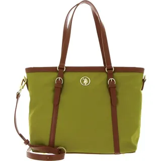 U.S. Polo Assn. Shopper Houston Shopping Bag Green / Tan