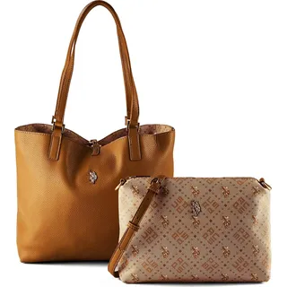 U.S. Polo Assn. Malibu Shopper Tasche 30 cm - Braun