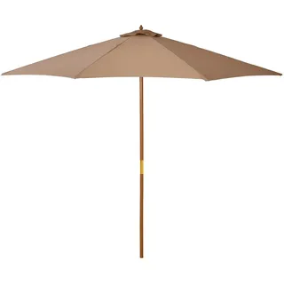 Outsunny Sonnenschirm Ø 300 cm Khaki