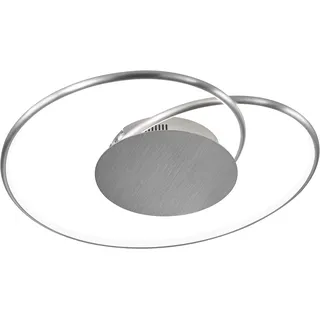 Wofi Deckenleuchte Opus 1flg, Aluminium Gebürstet