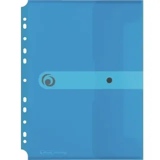 Herlitz Dokumententasche 11292943 easy orga to go, A4, blau,