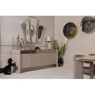 Sideboard Anrichte Luxus Garnitur Kommode Holz Kommoden Modern 225cm