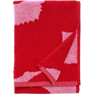 Gästehandtuch MARIMEKKO "UNIKKO", rosa,rot, B:30cm L:50cm, Frottee, Obermaterial: 100% Baumwolle, Handtücher, Gästehandtuch, 100% Baumwolle, angenehm weich, 30 x 50 cm