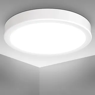 B.K.Licht LED Deckenlampe Ø28 cm, Weiß