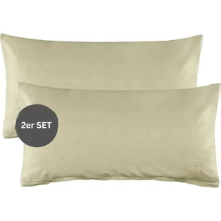 ESPRIT Renforcé Kissenbezüge und Bettwäsche HARP Beige 40 x 80 cm 2er Pack - Beige