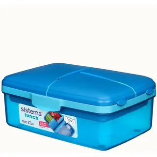 Sistema 3965 Lebensmittelaufbewahrungsbehälter Rechteckig Container 1,5 l Gemischte Farben 3 Stück(e)