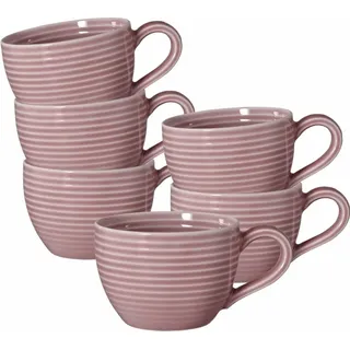Seltmann Weiden Beat Altrosa Espressoobertasse 0,11 l 6er Set - Rosa
