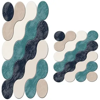 Wellhome Badezimmer-teppich-set 2 Stücke - Blue - One Size