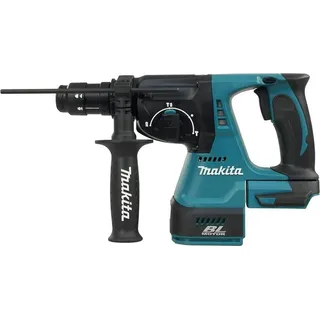 Makita DHR243Z ohne Akku + Tiefenanschlag, Seitengriff, Schnellspannbohrfutter, SDS-Wechselbohrfutter