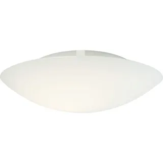 Nordlux Standard Deckenleuchte 1 E27 rund/weiß/Glas, Metall