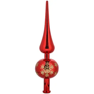 Christbaumspitze Stern Rot, Weihnachtsbaum Stern Spitze, Baumspitze Weihnachten, Weihnachtsbaumspitze Kunststoff für Weihnachten Baumschmuck.