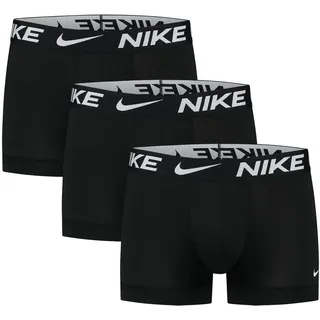 Nike Herren Dri-Fit Esmicro Trunks 3Pk, Black/Black/Black, S