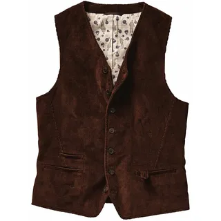 Ernst-Mey-Cord-Anzugweste Braun 26