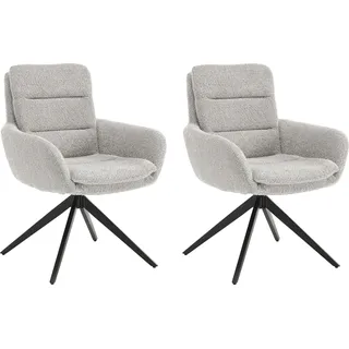Home Affaire Esszimmerstuhl Taragona grau 2er Set