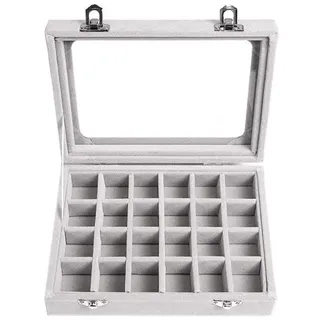 UNIQ Schmuckbox - Velours Grau