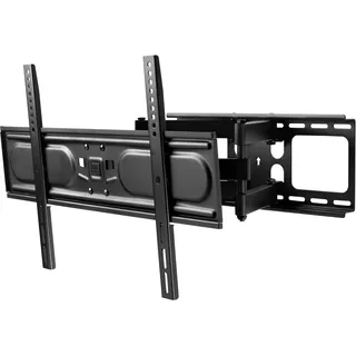 One for All TV-Wandhalterung, Schwenkbar 120° /Neigbar/Ausziehbare Fernseher Halterung, Curved 4K OLED QLED LED Flachbildfernseher, 10 Jahre Garantie, max. 60 kg, Schwarz, 32 bis 90 Zoll, Weltmeisterschaft 4661