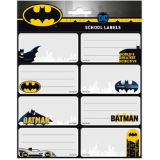 Grupo Erik Sticker Aufkleber Batman - Etiketten selbstklebende Etiketten zum Beschriften
