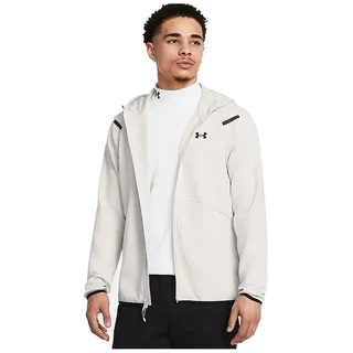 Under Armour Unstoppable Fleece Eu Reißverschlusspullover - Summit White / Black - M