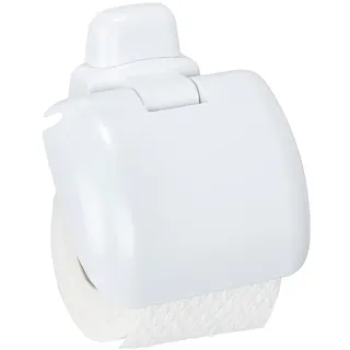 Wenko Toilettenpapierhalter Pur Kunststoff, weiß