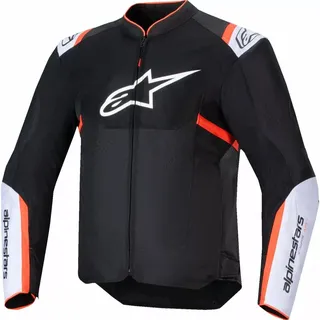 Alpinestars T-Sps Air V2 Motorrad Textiljacke, schwarz/weiß, L