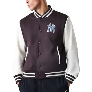 New Era Bomber College Jacke - New York Yankees braun - S - Braun